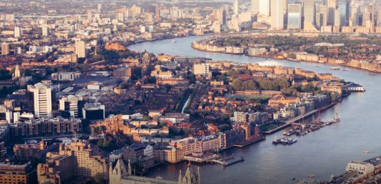 伦敦内部住宅市场下跌但没有下跌