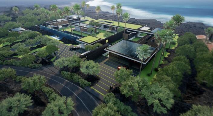 夏威夷超现代豪宅概念的目标达到创纪录的7800万美元