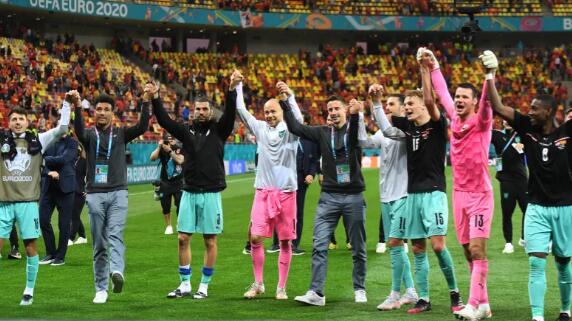 2020欧洲杯:奥地利超越北马其顿 首次在欧洲锦标赛上获胜