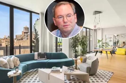 前谷歌首席执行官埃里克施密特斥资2750万美元购买曼哈顿顶层公寓