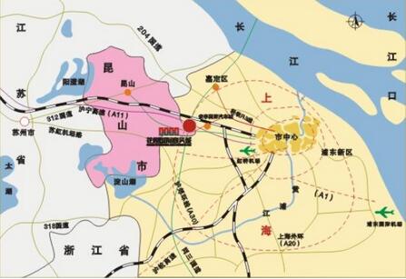 花桥与上海的无缝对接：打造经济开发区(图)