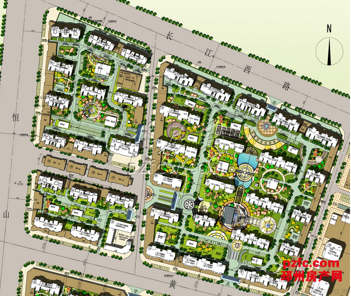 上海彭浦新村居住区综合楼道路系统（四级配置）(组图)