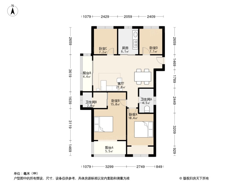 翠屏城户型图