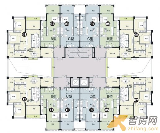 水榭花都小三室户型图_水榭春天6期户型图_水榭山户型图