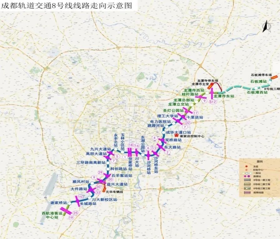 成都17号线二期走向_成都 2号地铁换乘线_成都地铁2号线西延线