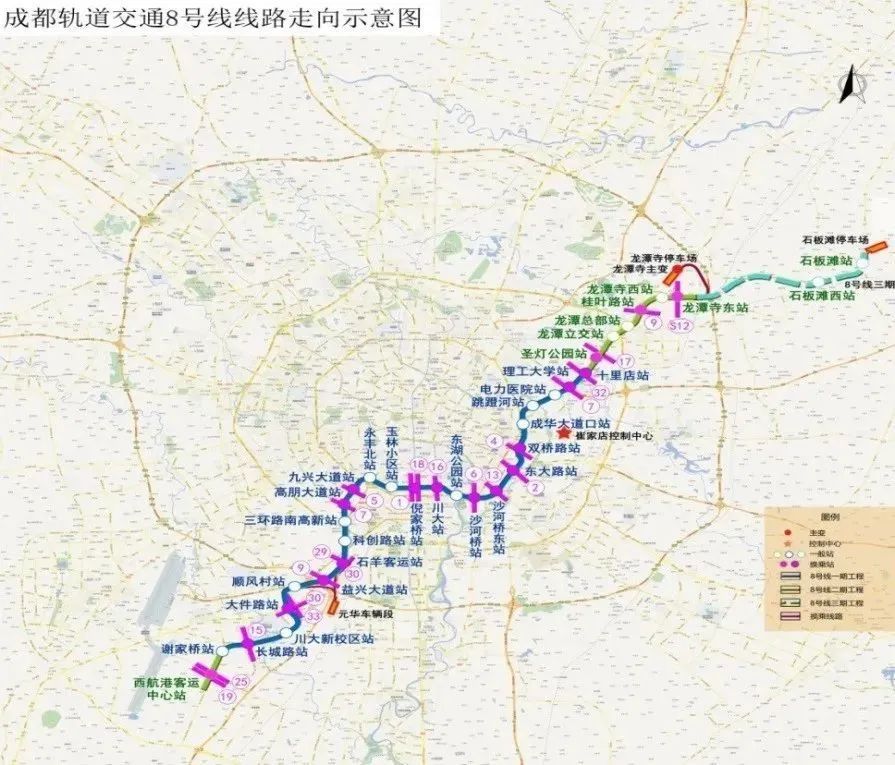 成都 2号地铁换乘线_成都地铁4号线西延线_成都17号线二期走向