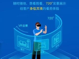 VR看房提供房源全景观看，免去路程的奔波，为看房
