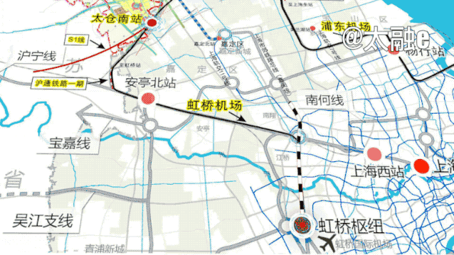 沪太同城化发展提速S1线支线初步规划延伸至太仓