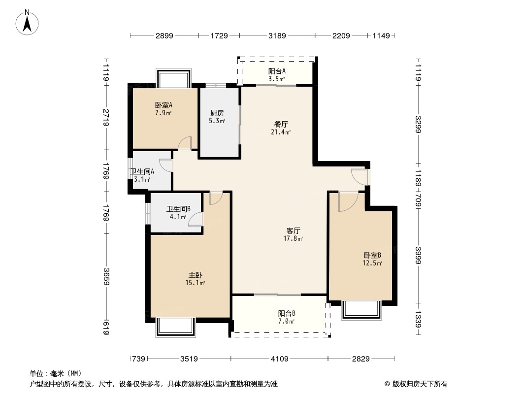 军隆御景城户型图