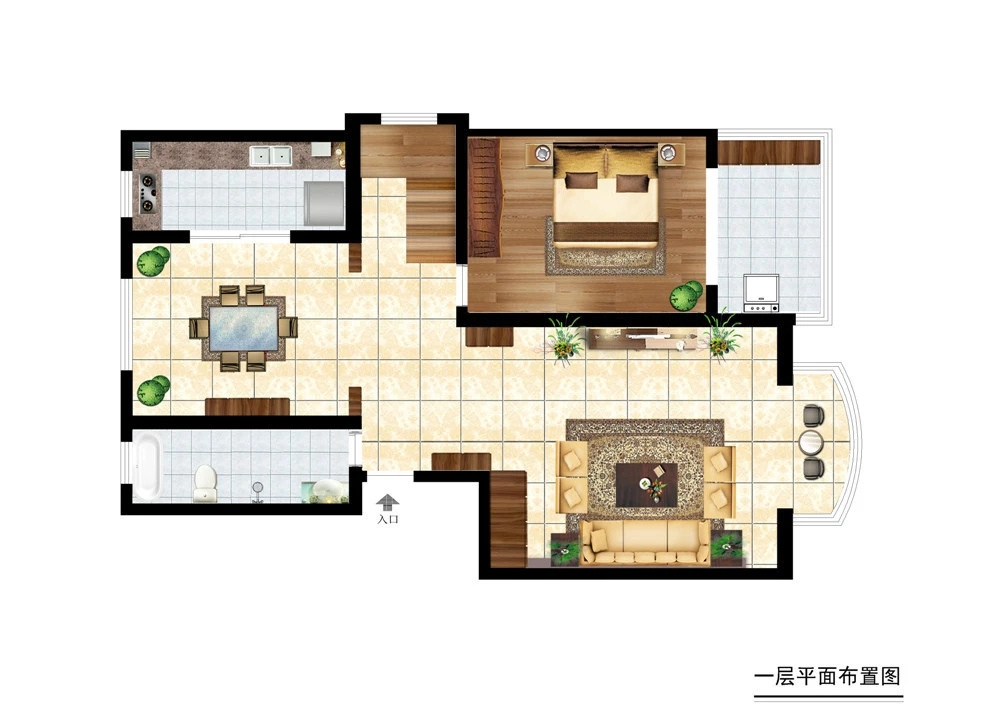 湘潭装饰知音装饰小户型装饰效果图规划(组图)